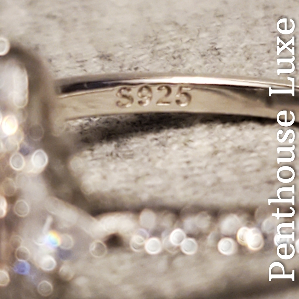 SOLID 925 Sterling Silver Oval Cut Morganite Beryl Ring - Picture 5 of 6